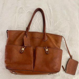 Dooney & Burke Brown Leather Shoulder Satchel